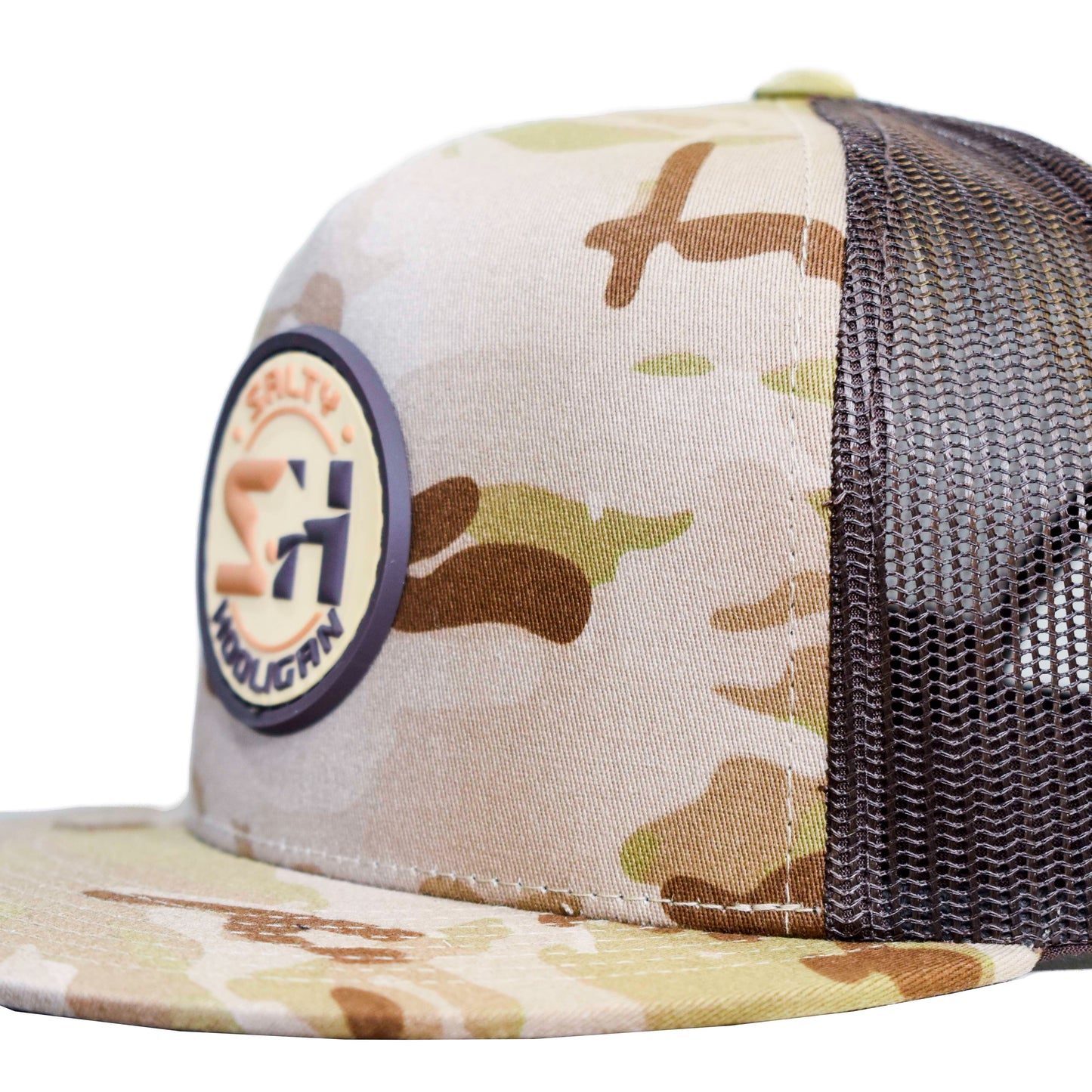 Two Toned Rubber Logo Hat