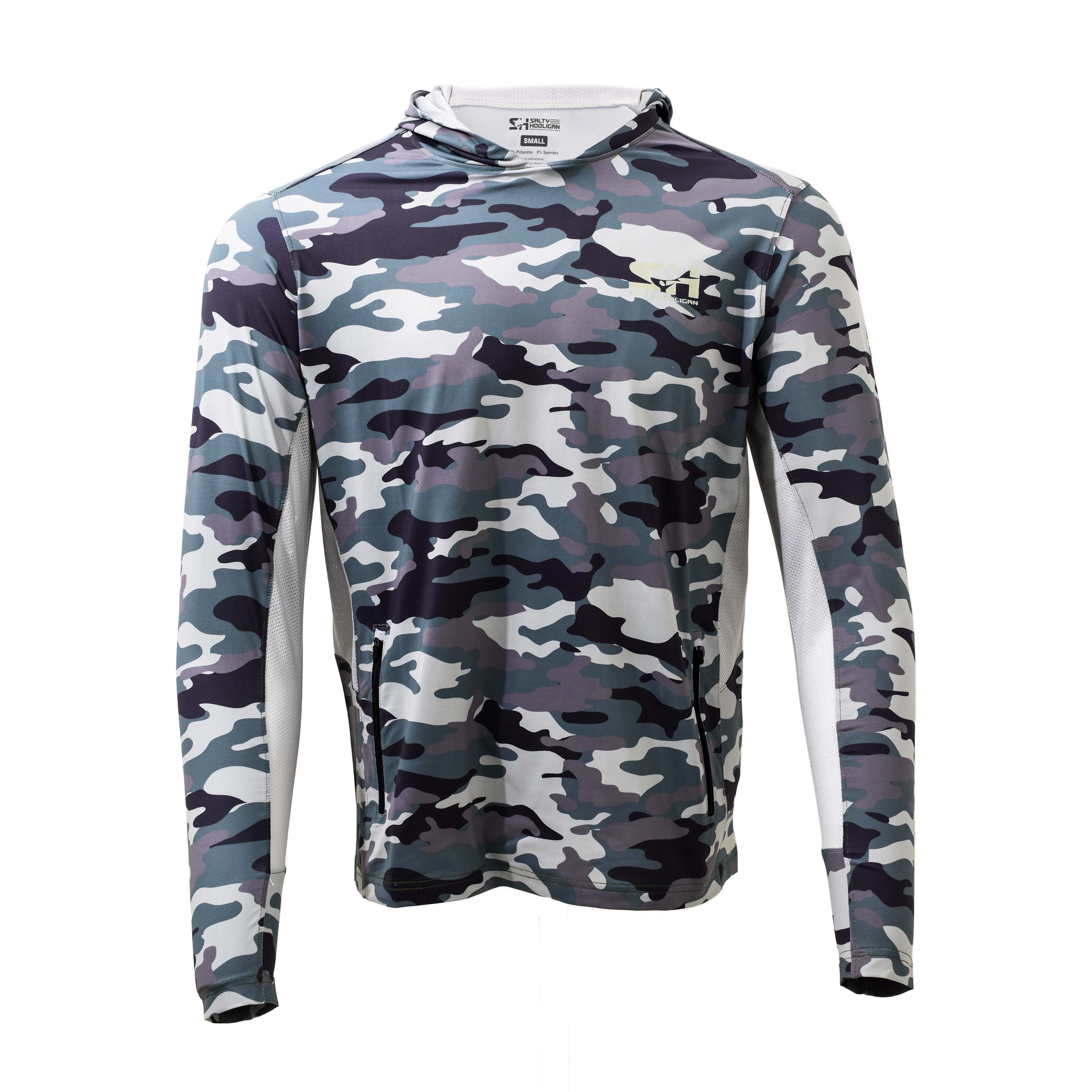 Hooligan Solar Vent HOODIEHOOLIGAN Solar Vent HOODIEHOOLIGAN Solar Ve Blue Camo / Large