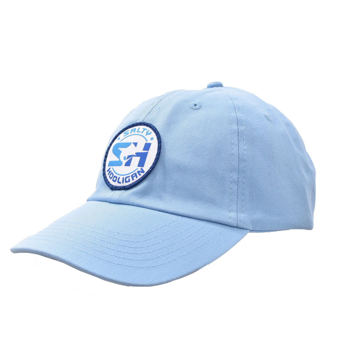 ROUND LOGO PATCH LIGHT BLUE