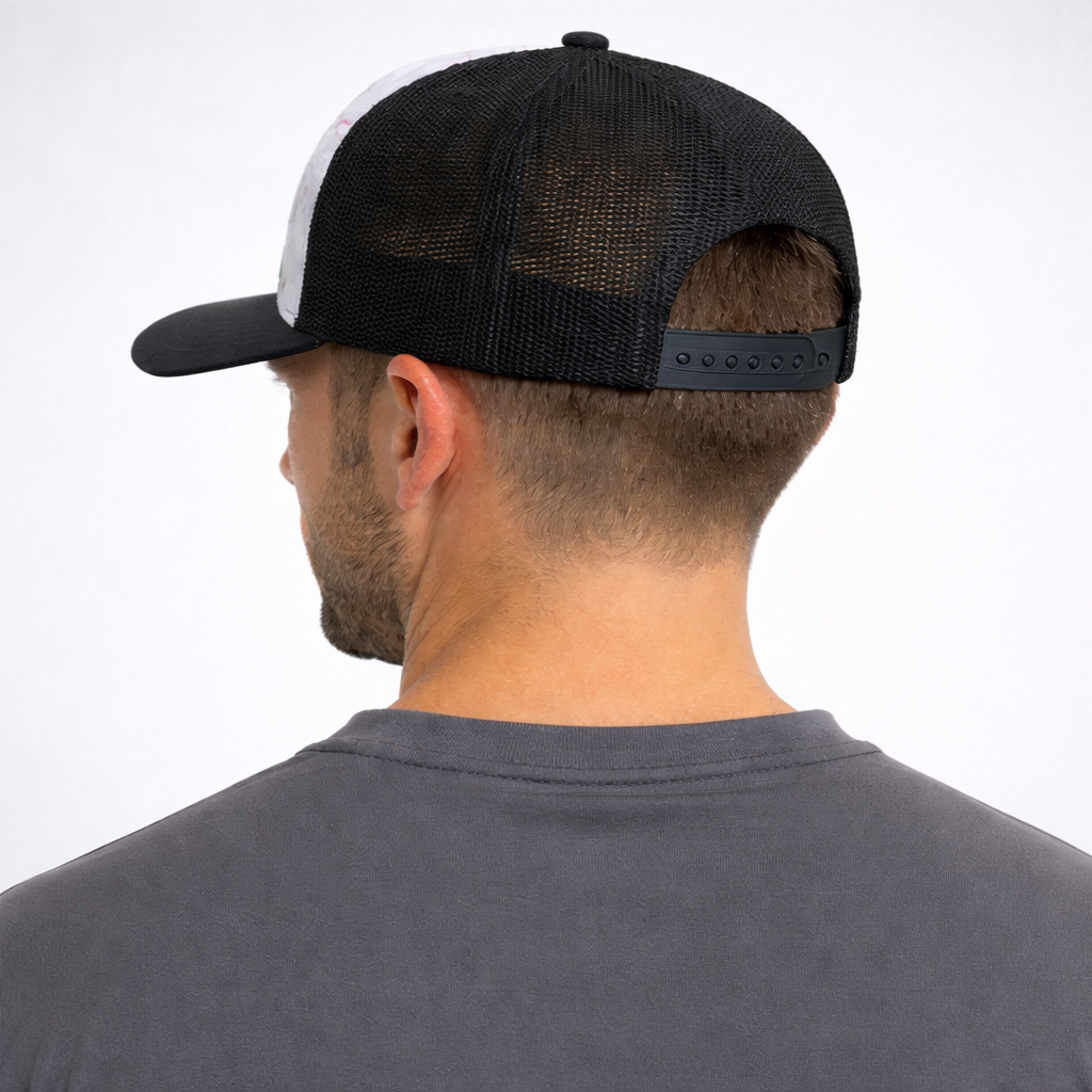 Grey Camo Trucker