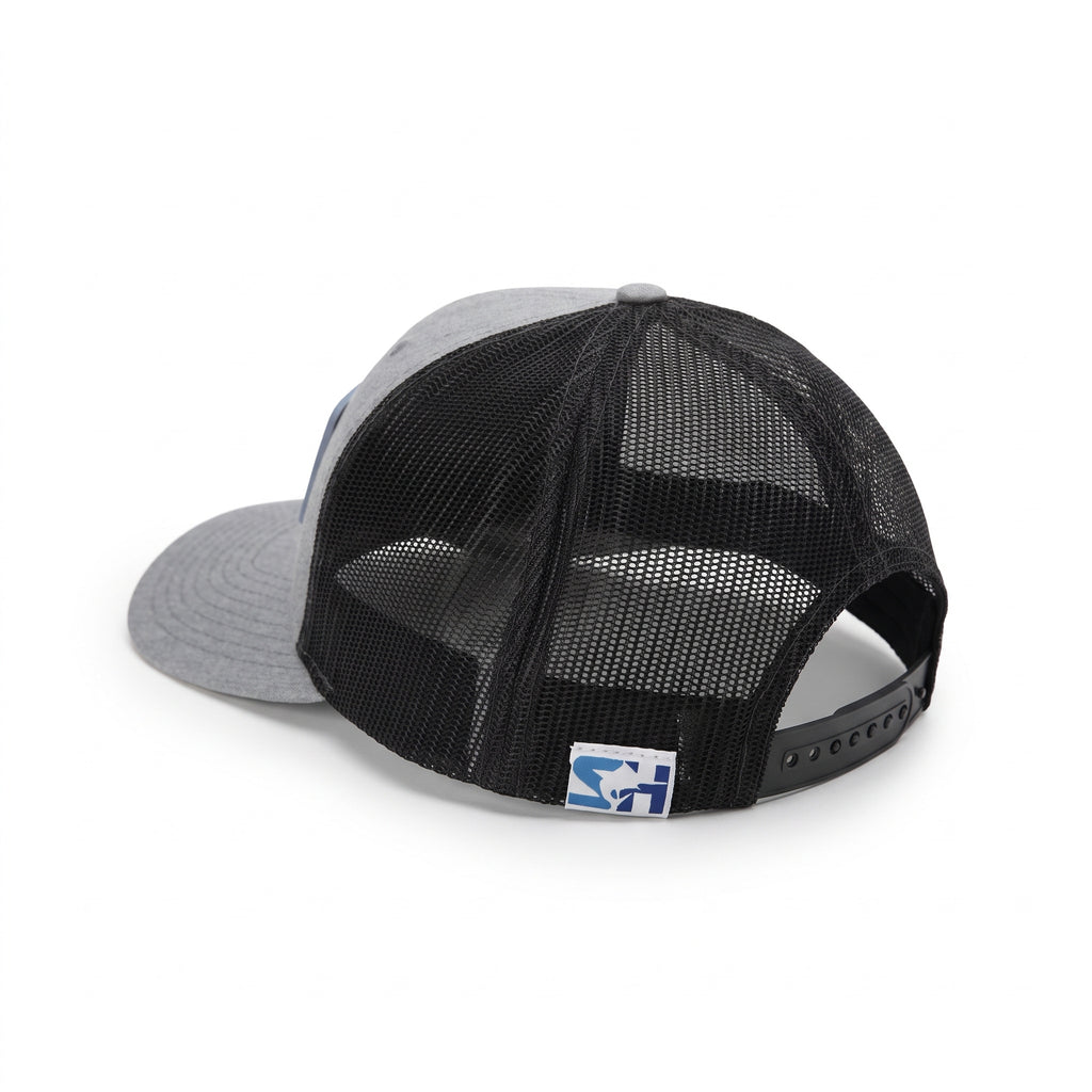 Coastal Trucker - Heather Grey, back