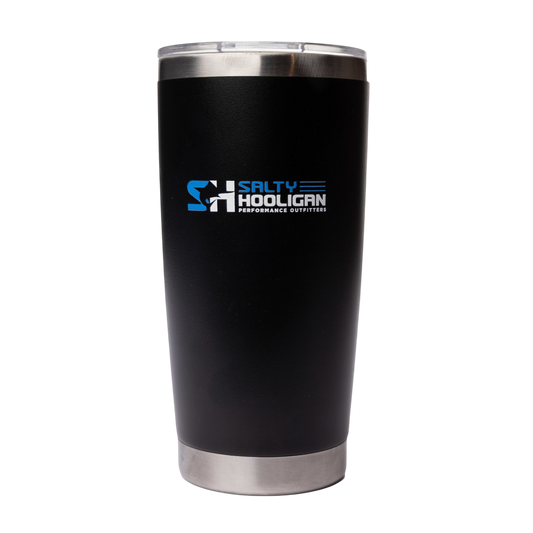 SALTY HOOLIGAN TUMBLER - BLACK 20 OZ