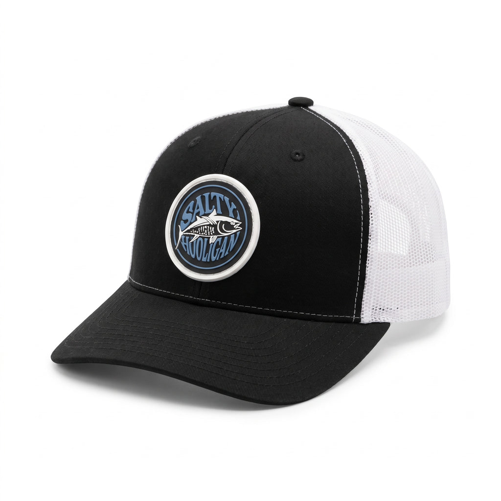 SH Angler Trucker - Black, front