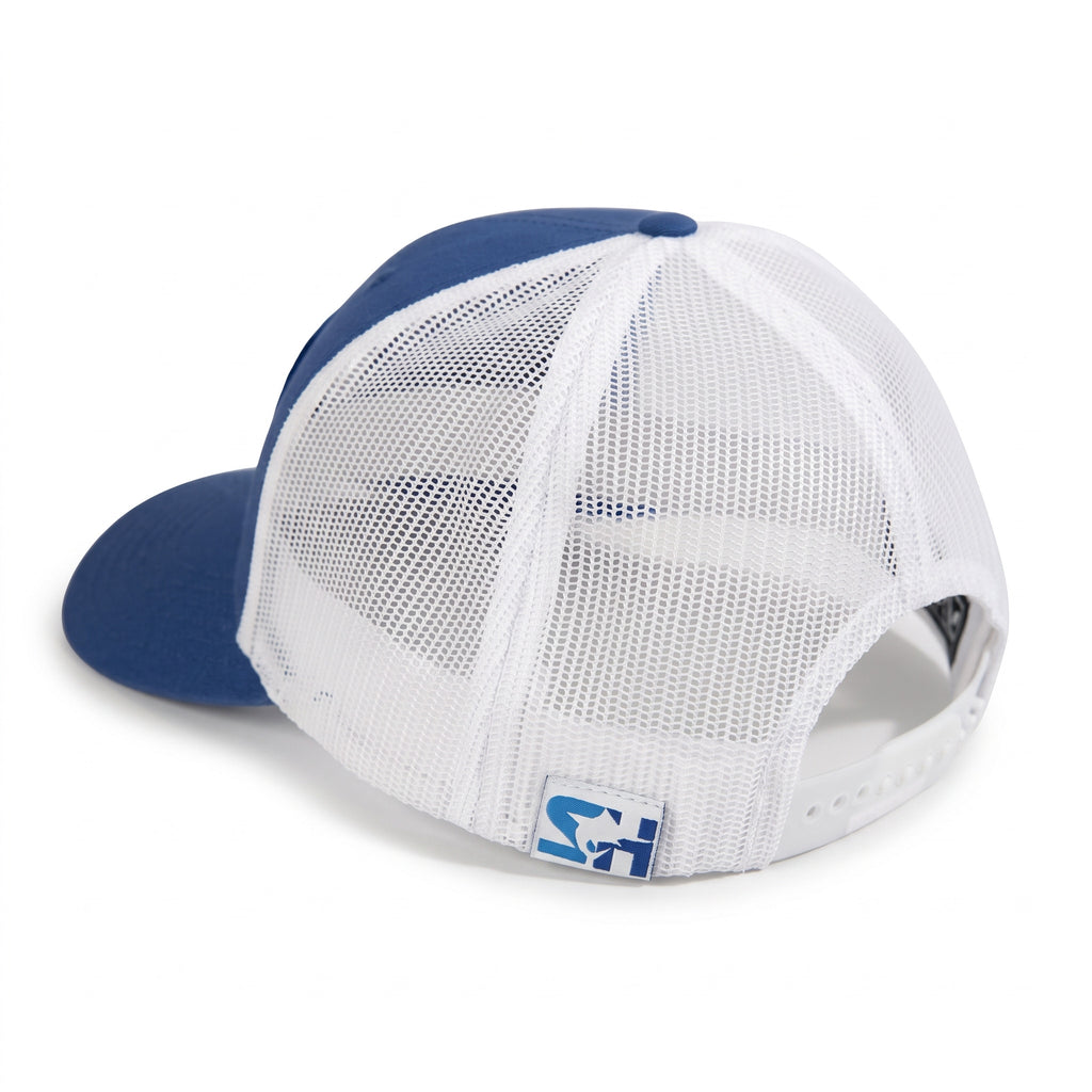 SH Marlin Patch Trucker - Blue, back