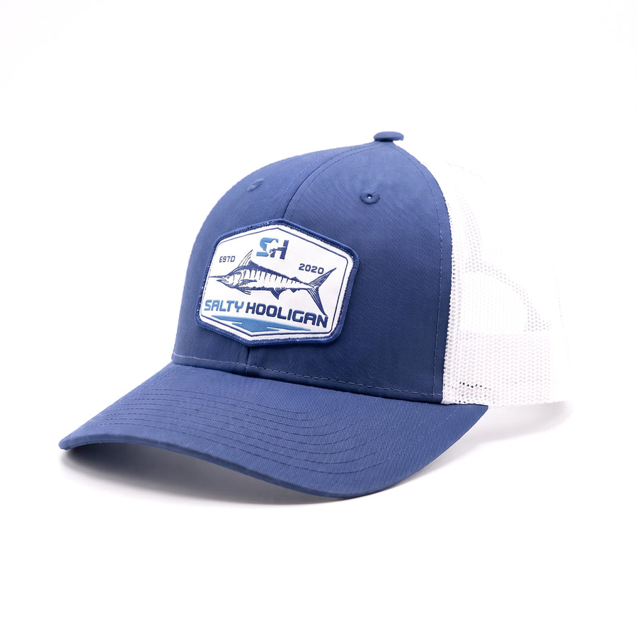 SH Marlin Patch Trucker - Blue