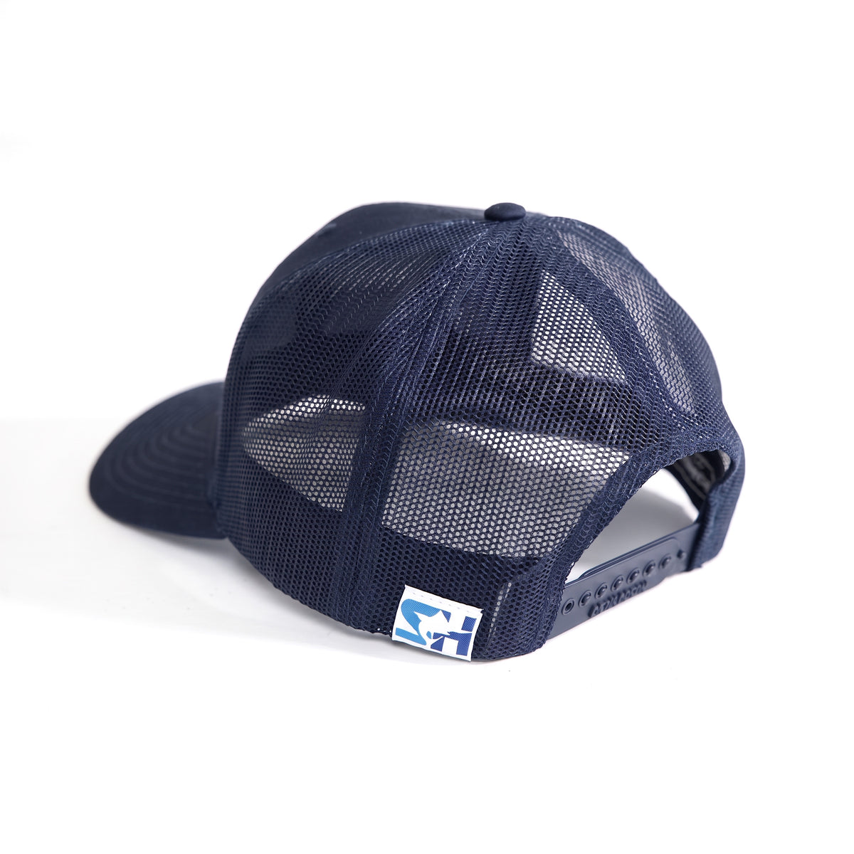 SH Marlin Patch Trucker - Navy, back