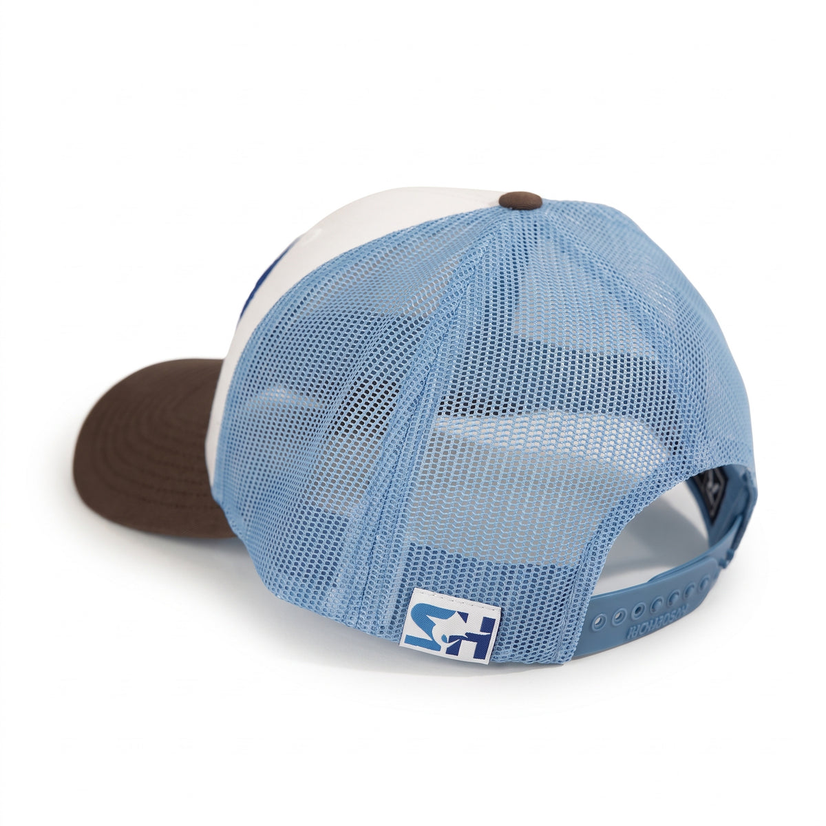 SH Marlin Patch Trucker - White, back
