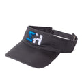 Logo Stitch Visor in grey with embroidered SH logo, front view