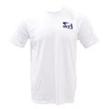 Salty Hooligan Logo Tee in white, front view