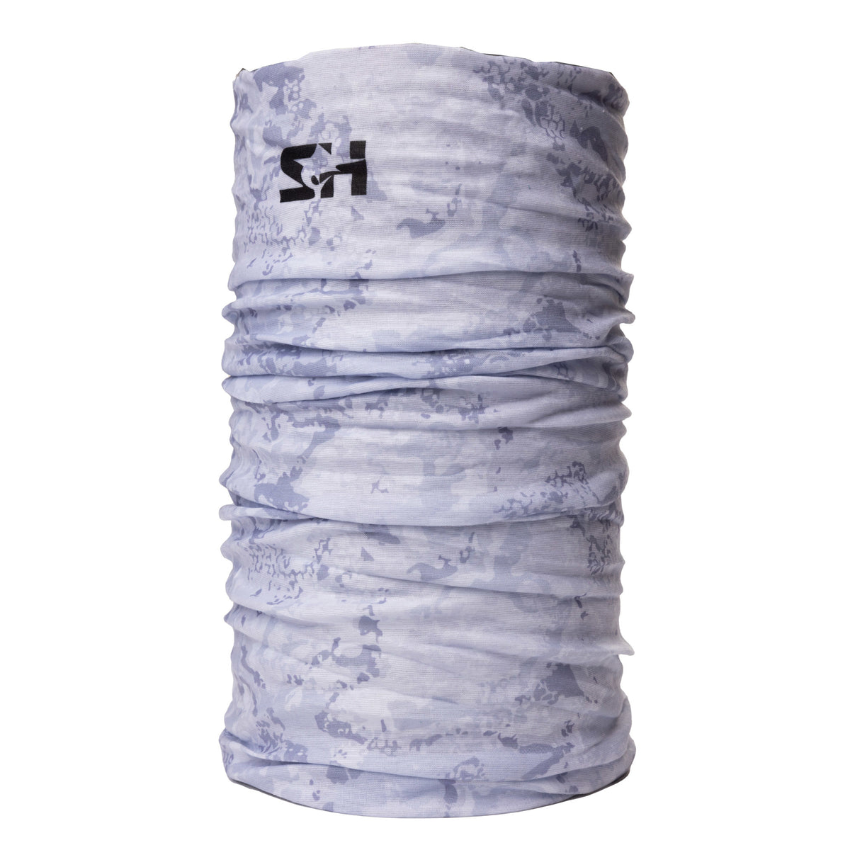 Hooligan Classic Face Wrap neck gaiter in blue camo, back view