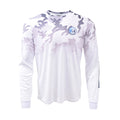 Hooligan Camo Long Sleeve in white camo, front view